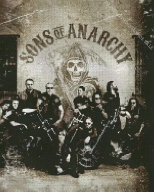 Sons Of Anarchy Characters Diamond Dotz