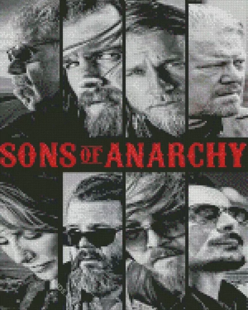 Sons of anarchy characters poster Diamond Dotz