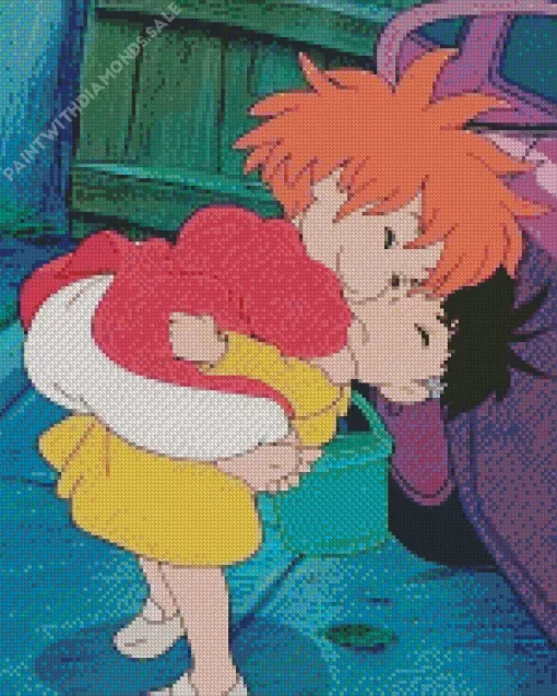 Sosuke And Ponyo Diamond Dotz