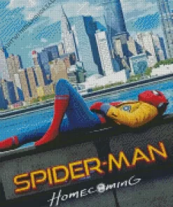 Spider Man Homecoming Poster Diamond Painting