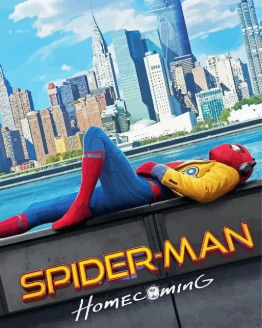 Spider Man Homecoming Poster Diamond Painting