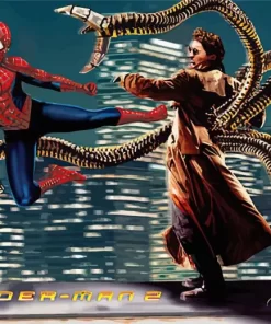 Spider Man vs Doc Ock Film Diamond Painting