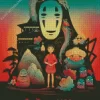 Spirited Away Anime Poster Diamond Dotz