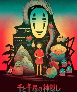 Spirited Away Anime Poster Diamond Paints