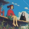 Spirited Away Chihiro With No face Diamond Dotz