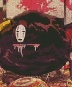 Spirited Away No Face Miyazaki Studio Ghibli Diamond Painting