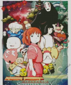 Spirited Away Poster Diamond Dotz