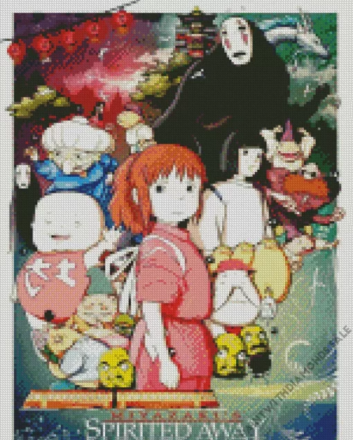 Spirited Away Poster Diamond Dotz