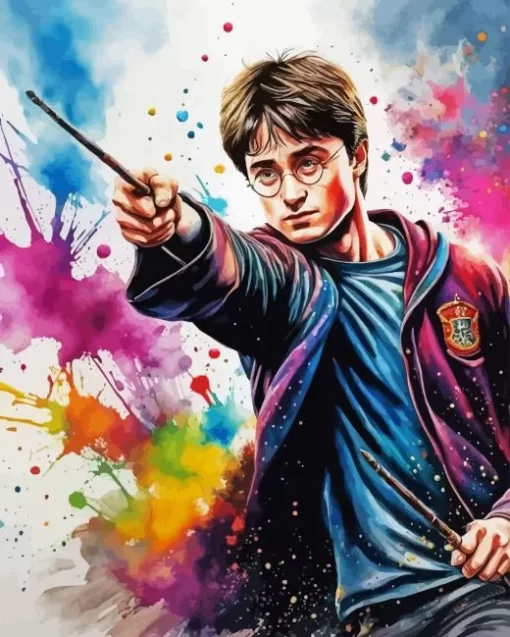 Splatter Harry Potter diamond paintings