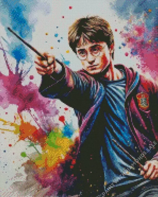 Splatter Harry Potter diamond paintings