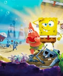 Spongebob Squarepants Art Diamond Painting