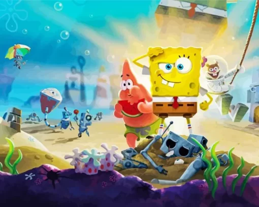 Spongebob Squarepants Art Diamond Painting