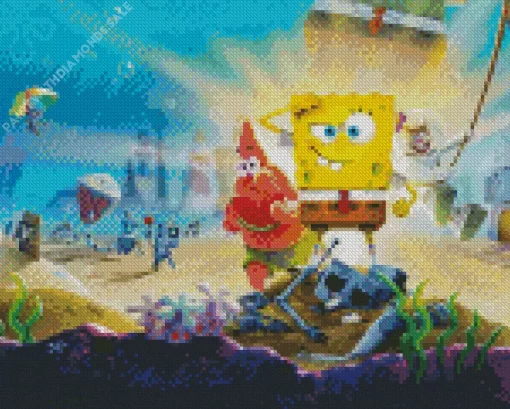 Spongebob Squarepants Art Diamond Painting