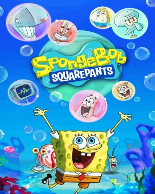 Spongebob Squarepants Cartoon Diamond Painting