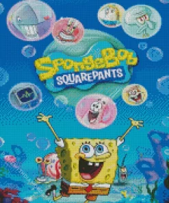 Spongebob Squarepants Cartoon Diamond Painting