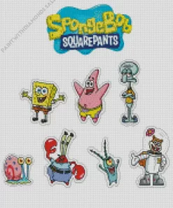 Spongebob Squarepants Characters Diamond Painting