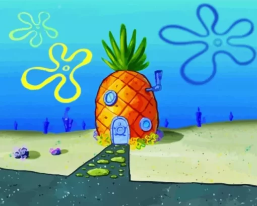 Spongebob Squarepants House Diamond Painting