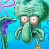 Squidward SpongeBob SquarePants Diamond Painting