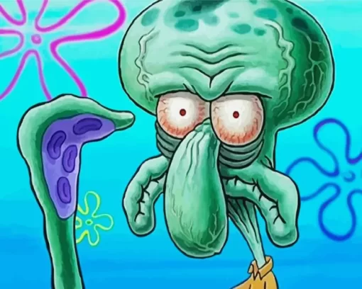 Squidward SpongeBob SquarePants Diamond Painting