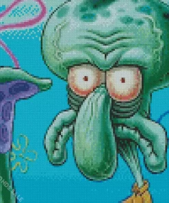 Squidward SpongeBob SquarePants Diamond Painting