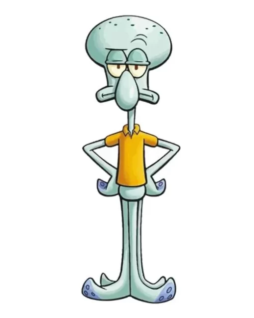 Squidward Character Diamond Painting