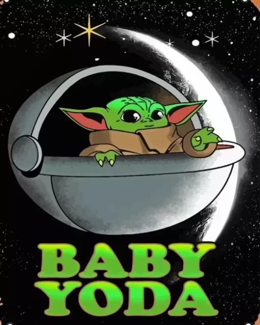 Star Wars Baby Yoda diamond dotz