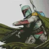 Star Wars Boba Fett diamond dotz