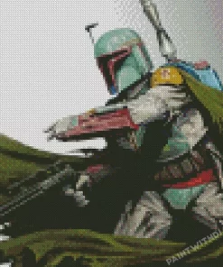 Star Wars Boba Fett diamond dotz