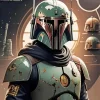 Star Wars Boba Fett diamond dotz