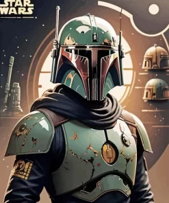 Star Wars Boba Fett diamond dotz