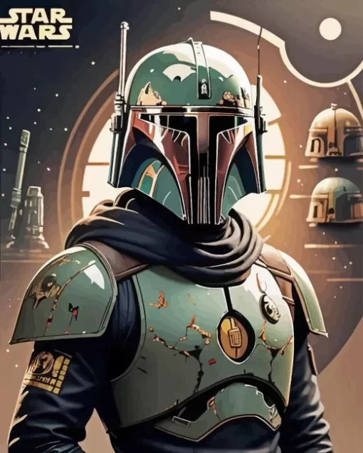 Star Wars Boba Fett diamond dotz