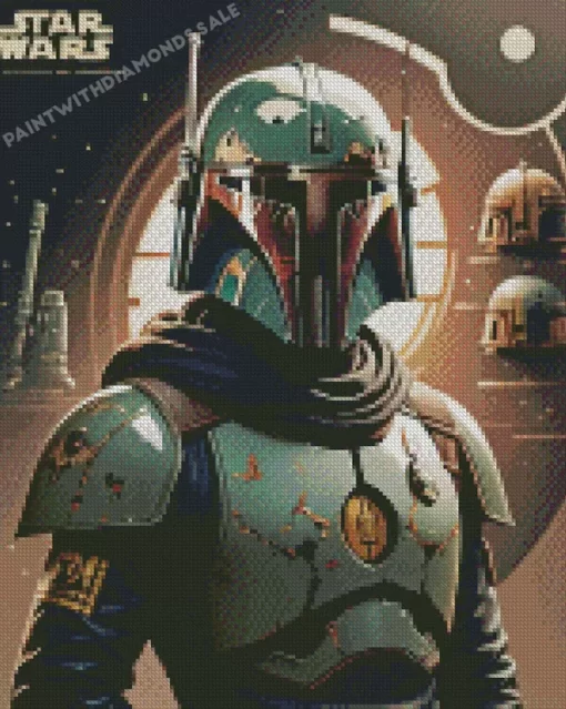 Star Wars Boba Fett diamond paints