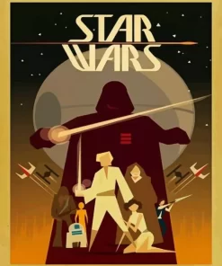 Star Wars Illustration Poster diamond paints