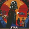 Star wars illustration poster diamond paints