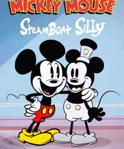 Steamboat Willie Mickey Mouse Poster Diamond Painting