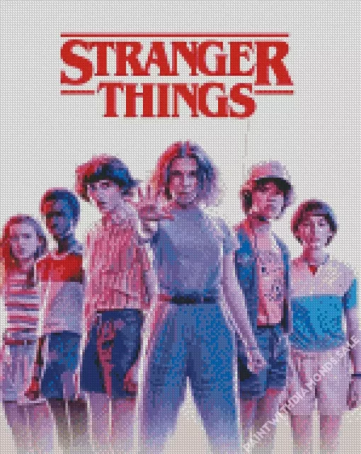 Stranger Things Characters Poster Diamond By Numbers