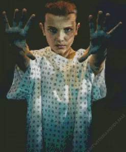 Stranger Things Eleven Diamond By Numbers