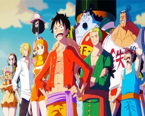 Straw Hat Pirates One Piece Diamond Paintings