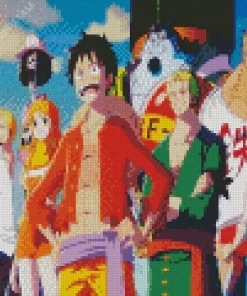 Straw Hat Pirates One Piece Diamond Paints