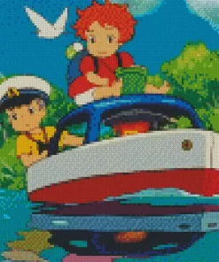 Studio Ghibli Ponyo Diamond Dotz