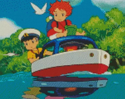 Studio Ghibli Ponyo Diamond Dotz