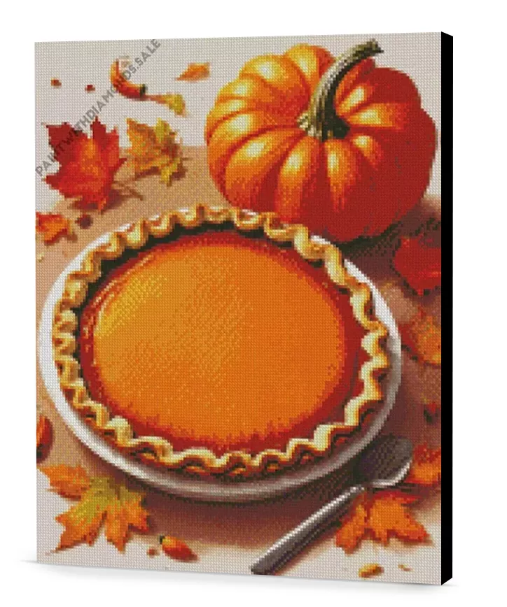 Thanksgiving Pie Thanksgiving diamond Painting kits