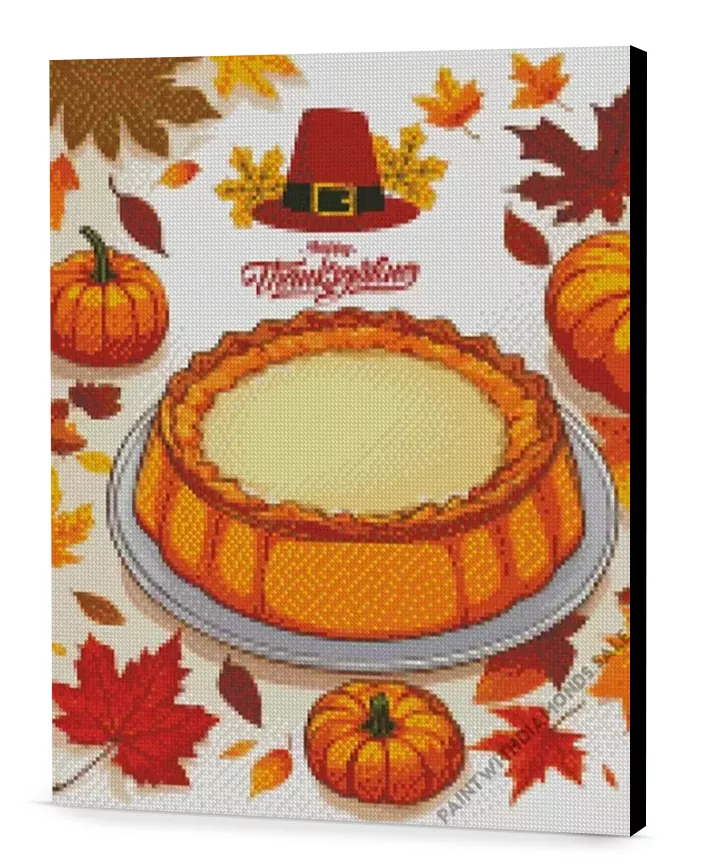 Aesthetic Happy Thanksgiving Art Thanksgiving diamond Painting kits