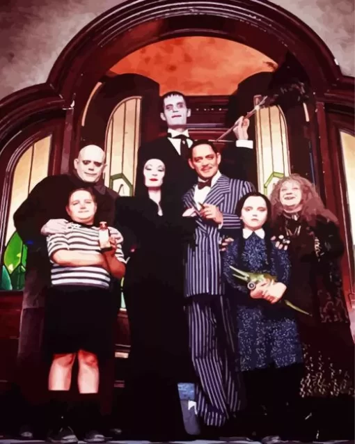 The Addams Family Horror Movie Diamond Paintings