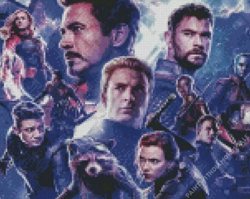 The Avengers Characters Diamond Painting