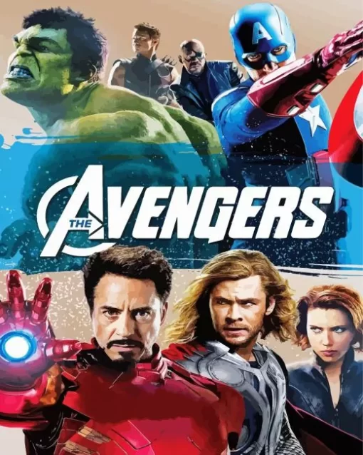 The Avengers Poster Diamond Painting