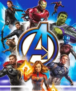 The Avengers Poster Art Diamond Painting