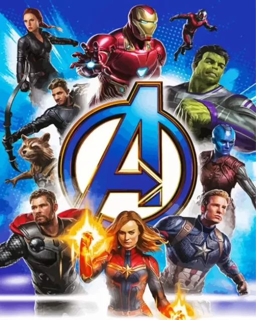 The Avengers Poster Art Diamond Painting