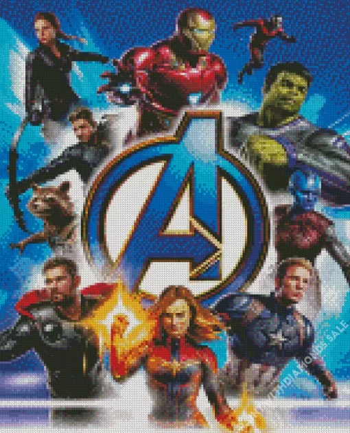 The Avengers Poster Art Diamond Painting