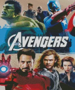 The Avengers Poster Diamond Painting